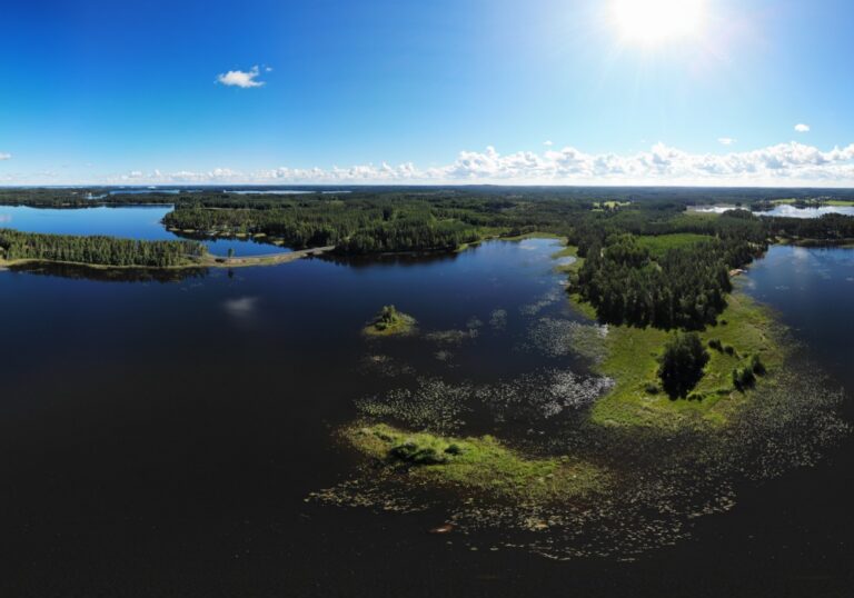 Punkarju Lake Finland Panorama 360